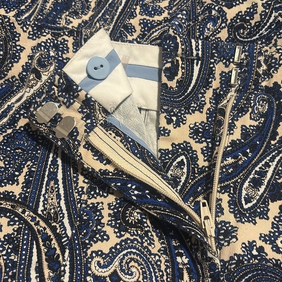Diane Von Furstenberg Paisley Skinny Pant size 6 - Picture 10 of 12